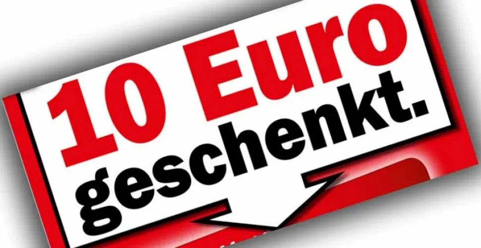 10 Euro geschenkt von Media Markt