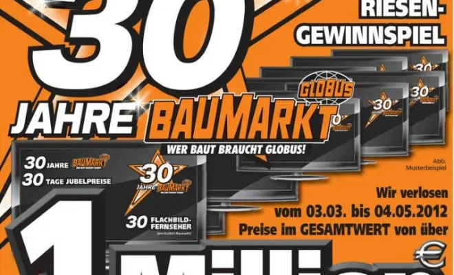 30 Jahre Globus Baumarkt